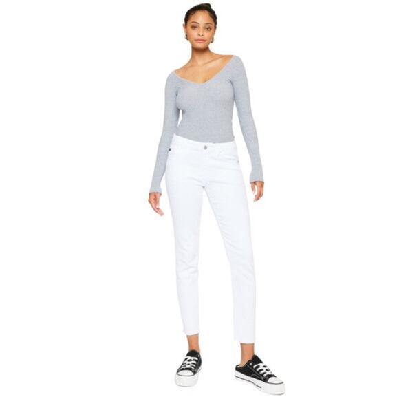 Kan Can Mid Rise Ankle Skinny Jeans - KC7318WT2 - Size 5/26 - Picture 1 of 10